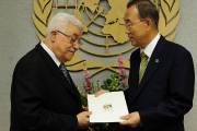 194 ou la Palestine à l'ONU Le président Mahmoud Abbas a présenté vendredi la demande ...