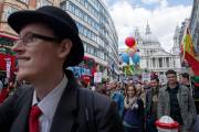 Premier anniversaire du mouvement des indignés Un peu partout en Europe, des centaines de manifestants se sont...