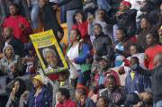 Cérémonie en hommage à Mandela «Nkosi sikelel' iAfrika», Que Dieu bénisse l'Afrique. C'est avec...