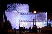 Bonhomme Carnaval dans son palais À la veille de cette grande célébration de l'hiver qu'est le...