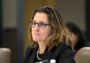 Bois d'oeuvre: «Le temps ou jamais» pour le libre-échange - image 3.0 La ministre fédérale du Commerce international, Chrystia Freeland... (PHOTO David Rowland, Archives Associated Press) - image 3.0