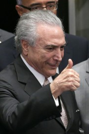 Le nouveau président brésilien, Michel Temer... (PHOTO Eraldo Peres, AP) - image 1.0