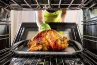 Cooking chicken in the oven at home. Cooking chicken in the oven at home.