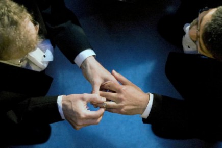Barack Obama a annoncé mercredi son soutien aux mariages homosexuels,  devenant... (Photo: AP)