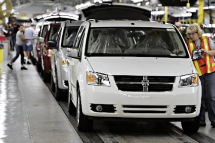 L'industrie automobile canadienne est sur une lancée La production automobile canadienne était en progression de... (Photo: Bloomberg)