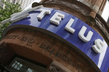 La sélection: de bons dividendes de sources variées Telus, un des trois plus importants acteurs du... (Photo: Archives Reuters)