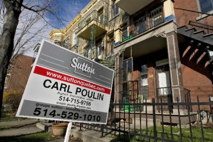 Immobilier résidentiel: baisse des prix de 0,2% en octobre À Montréal, l'indice Teranet des prix a reculé... (Photo: Patrick Sanfaçon, La Presse)