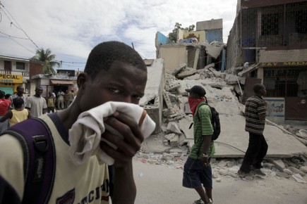 Des avocates au secours d'Haïti Karine Joizil ainsi que quatre autres avocates et... (Photo Jorge Silva, Reuters)