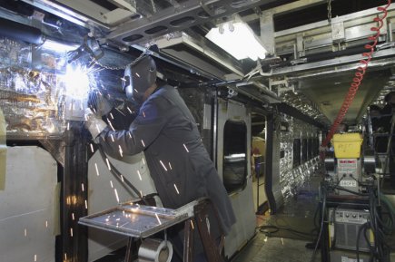 Bombardier prêt pour une longue grève à La Pocatière En grève depuis le premier novembre dernier, les... (Photo Jacques Boissinot, archives La Presse Canadienne)