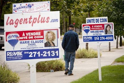 Immobilier: la SCHL ne croit pas à une baisse du marché La Société canadienne d'hypothèques et de logement... (Photo: David Boily, archives La Presse)