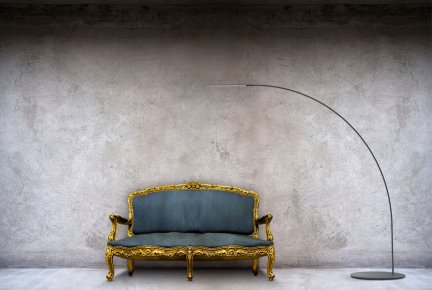 La structure du lampadaire à DEL de Shigeru Ban pour FontanaArte, est recouverte de fibre de carbone noire. La structure du lampadaire à DEL de Shigeru... (Photo fournie par FontanaArte)