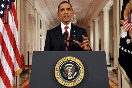 «Les Américains ont peut-être voté pour un gouvernement divisé, mais ils n'ont pas voté pour un gouvernement dysfonctionnel», a déclaré le président Barack Obama lors d'un discours à la nation depuis la salle d'apparat de la Maison-Blanche. «Les Américains ont peut-être voté pour un gouvernement... (Photo AP)