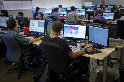 Le contrat avec Disney, d'une valeur de deux à trois millions de dollars, a forcé Oasis Animation à doubler la superficie de ses bureaux et à passer de 50 à 100 employés jusqu'à la fin du contrat en mars prochain. Le contrat avec Disney, d'une valeur de deux à... (Photo André Pichette, La Presse)