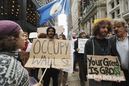 Le mouvement «Occupons Wall Street», qui s'est nourri... (Photo: Lucas Jackson, Archives Reuters)