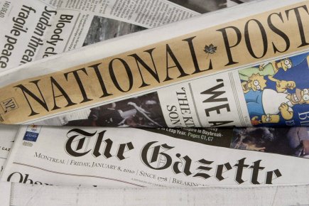 Perte accrue pour Postmedia Postmedia Network possède des quotidiens de Vancouver à... (Photo: PC)