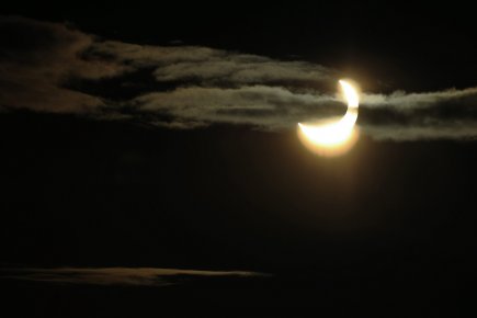 Il s'agit de la dernière des quatre éclipses... (Photo: Anders Wiklund, Archives Reuters)