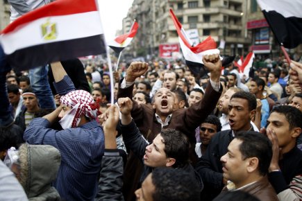 La mobilisation s'est poursuivie hier place Tahrir, au... (Photo: AHMED JADALLAH, Reuters)
