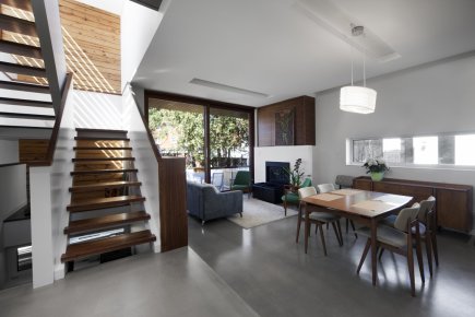 Transformation extrême: plus moderne et écologique Lors des travaux, un brise-soleil a été aménagé... (Photo: Steve Montpetit pour Laroche et Gagné)