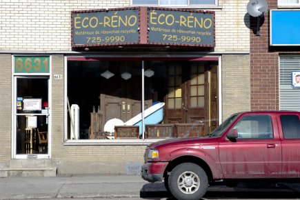 Au bonheur des vieilles maisons ÉcoRéno, rue Papineau, précieuse ressource pour nos maisons... (Photo: Ninon Pednault, La Presse)