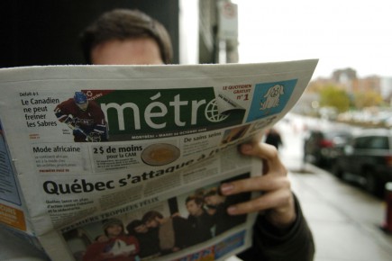 Transcontinental devient le seul propriétaire du journal Métro de Montréal Le quotidien né en 2001 poursuivra ses liens... (Photo André Tremblay, La Presse)