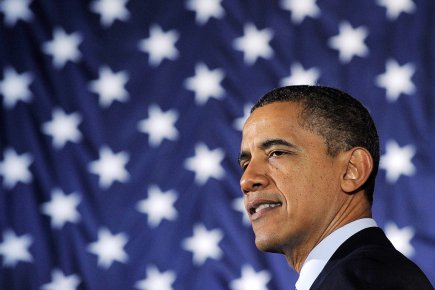 Néanmoins, l'image du président Barack Obama reste largement... (Photo: Jewel Samad, AFP)