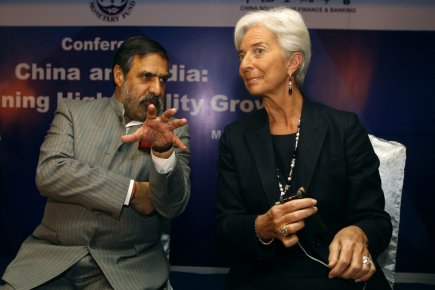 S'exprimant lors d'une conférence à New Delhi, Mme... (Photo Associated Press)