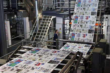 Secteur manufacturier à Montréal: l'hémorragie se poursuit Transcontinental a annoncé mardi la fermeture de l'imprimerie... (Photo Robert Skinner, La Presse)