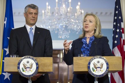 Hillary Clinton a mené mercredi une conférence de... (Photo: AFP)