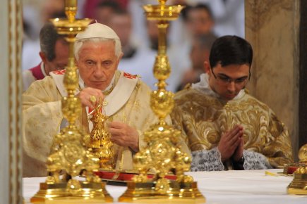 Pape Benoît XVI... (Photo AFP)