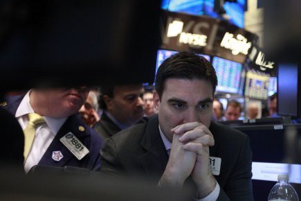 La Bourse de New York a lourdement chuté vendredi pour se retrouver aux ... (Photo Reuters)