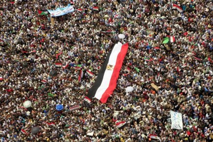 «Non aux restes de l'ancien régime», ont crié... (Photo: Amr Nabil, AP)