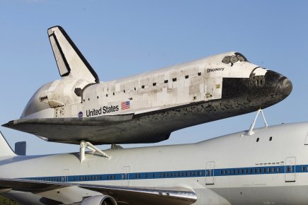 La navette Discovery sera transportée vers le Musée Smithsonian, à... (Photo Joe Skipper, Reuters)