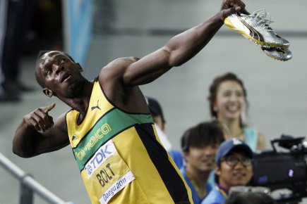Le spectaculaire sprinteur Usain Bolt pourrait remporter trois... (Photo: Reuters)