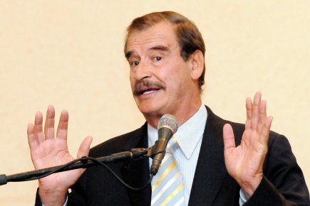 L'ex-président Vicente Fox répète qu'il existe des «évidences»... (Photo: Miguel Alvarez, Archives AFP)