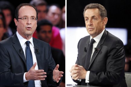 François Hollande et Nicolas Sarkozy... (Photo: AFP)