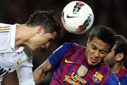 Cristiano Ronaldo (à gauche) a aussi amélioré son... (Photo : Javier Soriano, AFP)