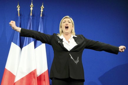 Marine Le Pen a causé la surprise dimanche... (Photo: Pascal Rossignol, Reuters)