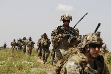 Washington dirige la force internationale de l'OTAN (ISAF)... (Photo: Baz Ratner, Reuters)