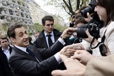 Jour de vote en France. Le président sortant,... (Photo: Reuters)