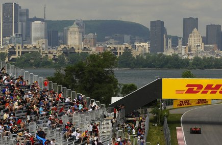 Trop d'hôtels dans la métropole? Le circuit Gilles-Villeneuve et le centre-ville de Montréal... (Photo: Bernard Brault, La Presse)