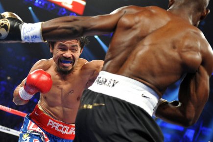 Manny Pacquiao veut sa revanche contre Timothy Bradley.... (Photo : Joe Klamar, AFP)