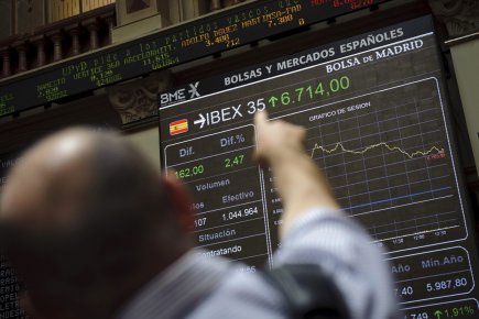 Regain d'inquiétude sur l'Espagne malgré le plan d'aide La Bourse de Madrid, qui avait bondi de... (Photo Associated Press)