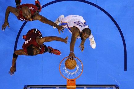 Le Heat a remporté la seconde partie de... (Photo: AFP)