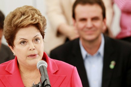 La présidente brésilienne, Dilma Rousseff, a appelé « tous les... (Photo: Ari Versiani, AFP)