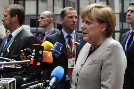 Ouverture sous pression du sommet européen Les dirigeants des 27 doivent avaliser un pacte... (Photo AFP)
