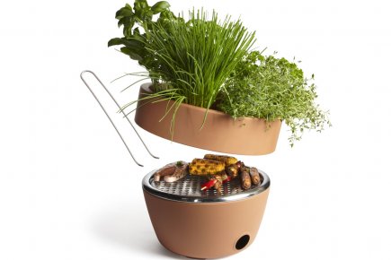 Un barbecue discret Le Hot Pot BBQ de l'entreprise londonienne Black... (Photo fournie par la Société Black + Blum)