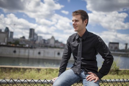 Gagner son emploi grâce à un concours Pierre-Luc Cloutier a parcouru le monde pendant l'année... (PHOTO ÉDOUARD PLANTE-FRÉCHETTE, LA PRESSE)