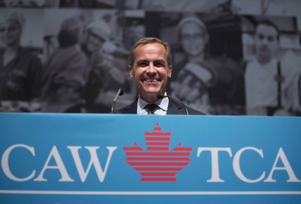 Le Canada exporte trop vers les États-Unis, dit Mark Carney Mark Carney s'exprimait à Toronto dans le cadre... (Photo La Presse Canadienne)
