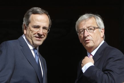 Juncker «totalement opposé» à une sortie de la Grèce de l'euro «Je suis totalement opposé à une sortie de... (Photo Reuters)