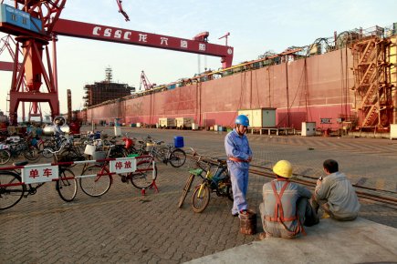Où va l'économie? Surveillez la mer En Chine, comme ailleurs sur la planète, les... (PHOTO QILAI SHEN, ARCHIVES BLOOMBERG)
